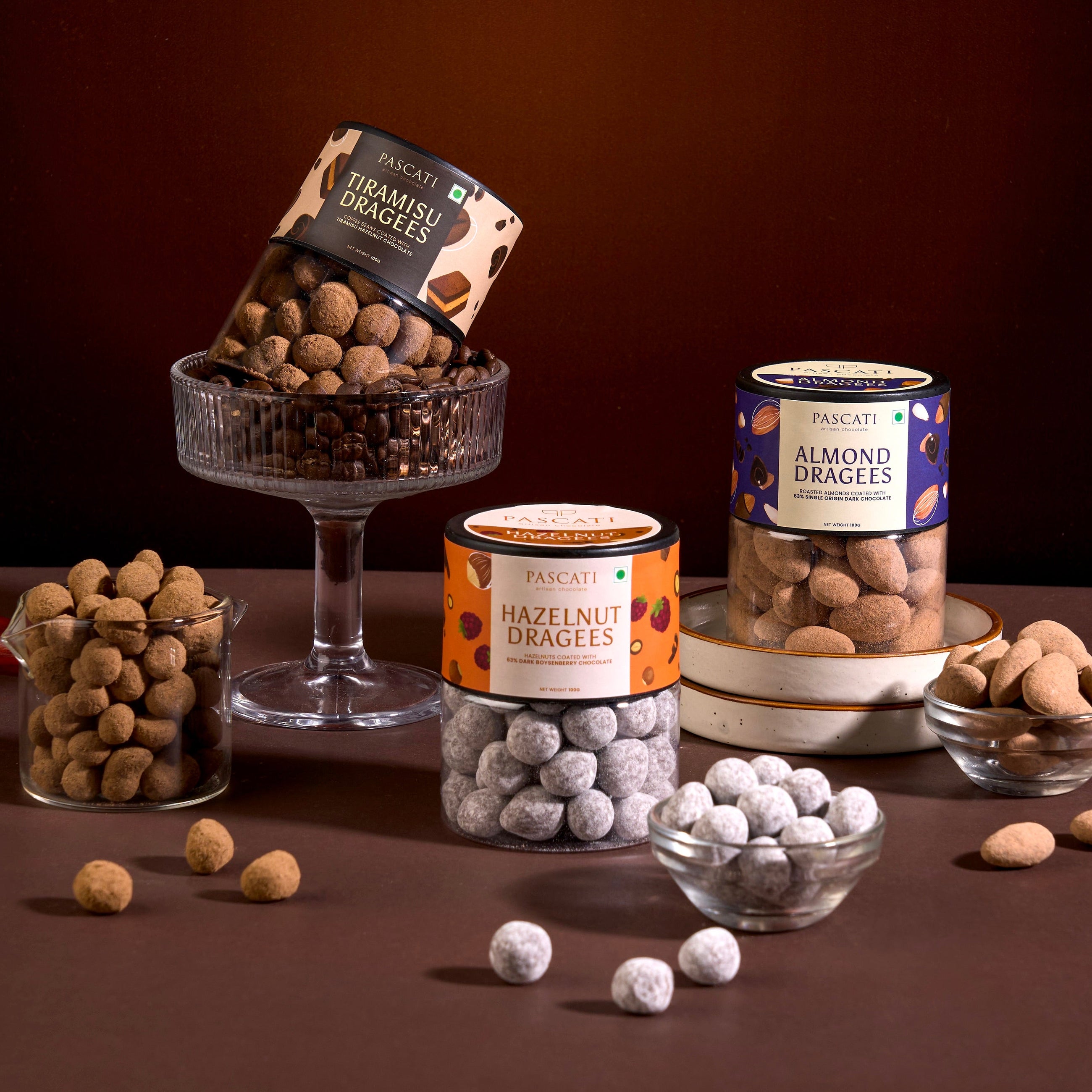 Dragees: Small in Size. Remarkable in Flavour.